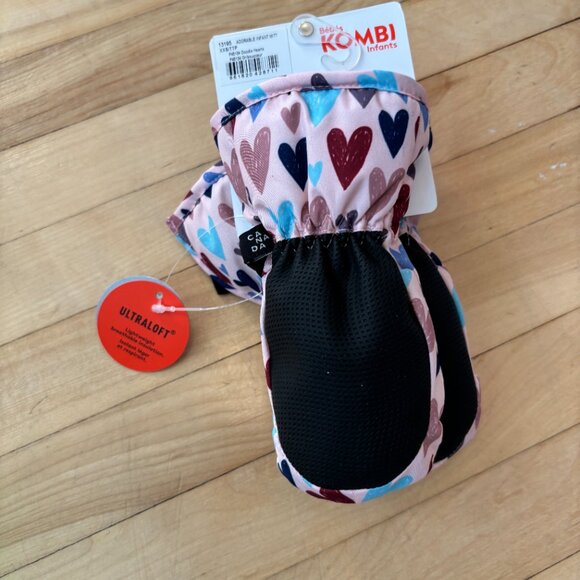 Kombi Mittens size XXS 6 Months-12 Months (Multicolor Heart design) Never worn - Picture 5 of 7